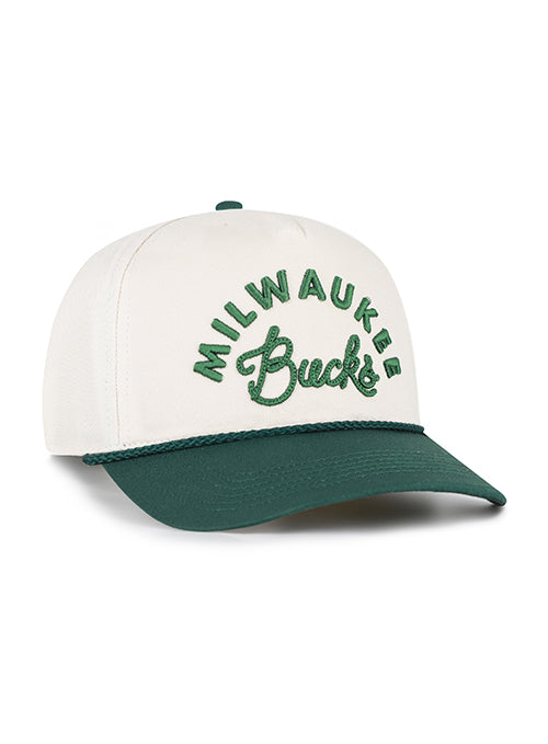 Women's '47 Brand Rope Script Milwaukee Bucks Hitch Snapback Hat-right