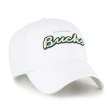 Women's '47 Brand Clean Up Trendy Script Milwaukee Bucks Adjustable Hat