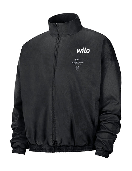 Nike Game Theater Calm Milwaukee Bucks Woven Jacket-front