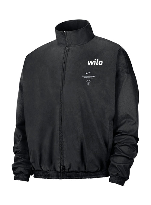 Nike Game Theater Calm Milwaukee Bucks Woven Jacket-front