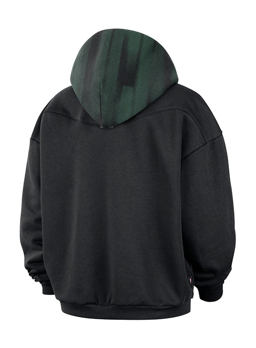 Nike Standard Issue Team Milwaukee Bucks Hooded Sweatshirt-back