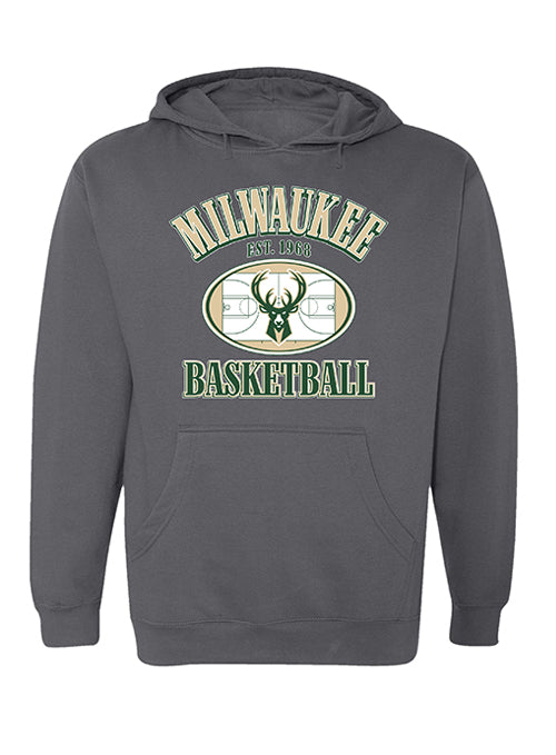 Item Of The Game Full Court Milwaukee Bucks Hooded Sweatshirt