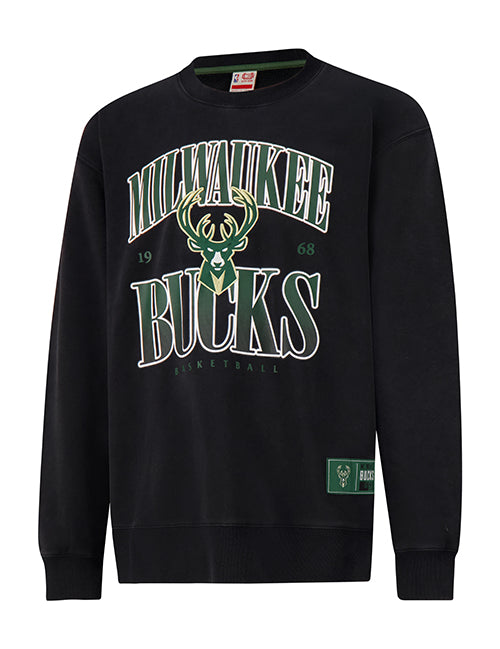 Ultra Game Highlight Reel Milwaukee Bucks Crewneck Sweatshirt-front