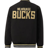 Ultra Game Head Honcho Milwaukee Bucks Twill Jacket=back