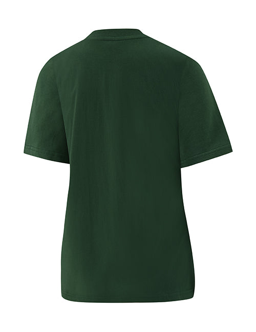 Women's Ultra Game Top Of The List Milwaukee Bucks Boxy T-Shirt-back