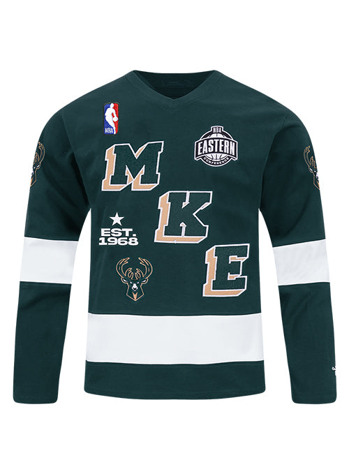 Pro Standard Sweep Milwaukee Bucks Long Sleeve T-Shirt-front