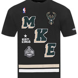 Pro Standard Sweep Milwaukee Bucks Short Sleeve T-Shirt