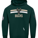 Pro Standard Sweep Milwaukee Bucks Hooded Sweatshirt-front