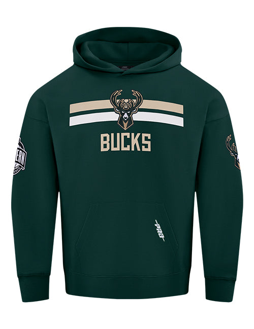 Pro Standard Sweep Milwaukee Bucks Hooded Sweatshirt-front
