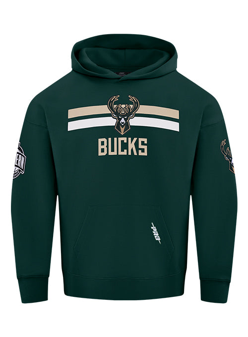 Pro Standard Sweep Milwaukee Bucks Hooded Sweatshirt-front