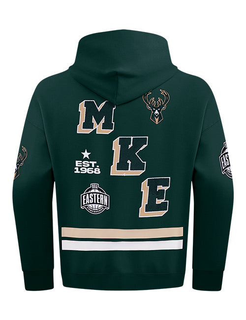 Pro Standard Sweep Milwaukee Bucks Hooded Sweatshirt-back