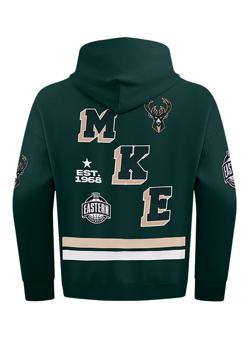 Pro Standard Sweep Milwaukee Bucks Hooded Sweatshirt-back