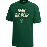 Youth Champion Fear The Deer Milwaukee Bucks Short Sleeve T-Shirt