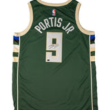 Signed Nike 2022 Icon Edition Bobby Portis Jr. Milwaukee Bucks Swingman Jersey