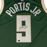 Signed Nike 2022 Icon Edition Bobby Portis Jr. Milwaukee Bucks Swingman Jersey