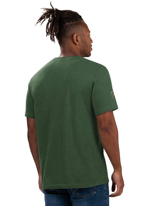 Big & Tall Starter Touchdown City Team Milwaukee Bucks T-Shirt-back