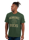 Big & Tall Starter Touchdown City Team Milwaukee Bucks T-Shirt-front 