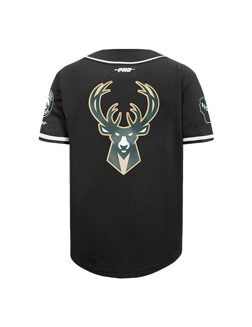 Youth Pro Standard Classic Milwaukee Bucks Mesh Baseball Jersey-back