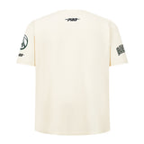 Youth Pro Standard Classic Cream Milwaukee Bucks T-Shirt