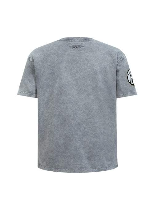 Youth Pro Standard Washed Classics Grey Milwaukee Bucks T-Shirt-back