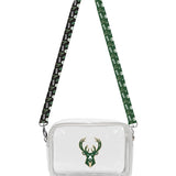 Bucks Pro Shop Milwaukee Bucks Clear Fanny Purse