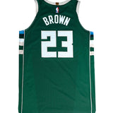 Player-Issued Nike Icon Edition Sterling Brown Milwaukee Authentic Jersey-back