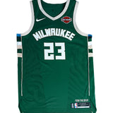 Player-Issued Nike Icon Edition Sterling Brown Milwaukee Authentic Jersey-front