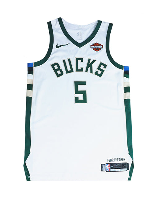 Player-Issued Nike Association Edition DJ Wilson Milwaukee Bucks Authentic Jersey-front