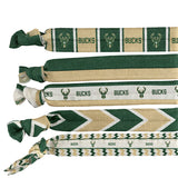 Bucks Pro Shop Milwaukee Bucks Knotted 5-Pack Hair Ties