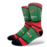 Stance HWC '68 Mini Ball Milwaukee Bucks Crew Sock-model