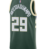 Nike 2022 Icon Edition Alex Antetokounmpo Milwaukee Bucks Swingman Jersey-back