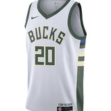 Nike 2022 Association Edition AJ Green Milwaukee Bucks Swingman Jersey-front