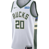 Nike 2022 Association Edition AJ Green Milwaukee Bucks Swingman Jersey