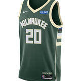 Nike 2022 Icon Edition AJ Green Milwaukee Bucks Swingman Jersey