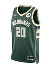 Nike 2022 Icon Edition AJ Green Milwaukee Bucks Swingman Jersey-front