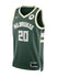 Nike 2022 Icon Edition AJ Green Milwaukee Bucks Swingman Jersey-front