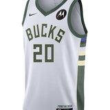 Nike 2022 Association Edition AJ Green Milwaukee Bucks Swingman Jersey-front