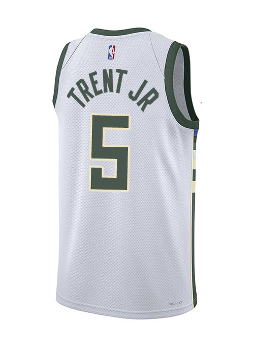 Nike 2022 Association Edition Gary Trent Jr. Milwaukee Bucks Swingman Jersey-back