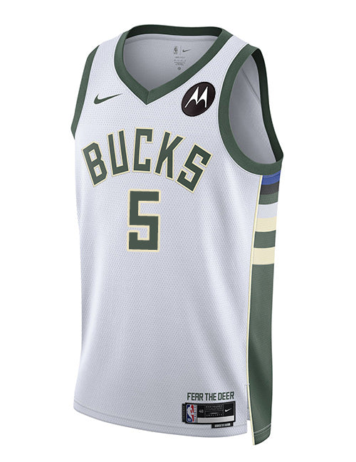 Nike 2022 Association Edition Gary Trent Jr. Milwaukee Bucks Swingman Jersey-front