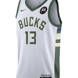 Nike 2022 Association Edition Ryan Rollins Milwaukee Bucks Swingman Jersey-front