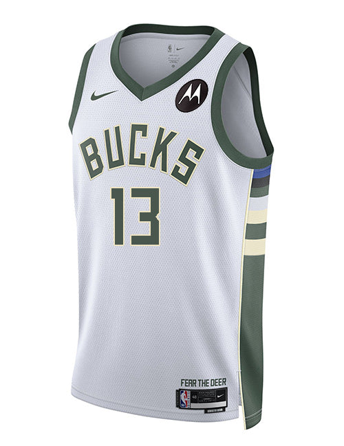 Nike 2022 Association Edition Ryan Rollins Milwaukee Bucks Swingman Jersey-front