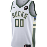 Nike 2022 Association Edition Custom Milwaukee Bucks Swingman Jersey-front