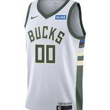 Nike 2022 Association Edition Custom Milwaukee Bucks Swingman Jersey