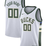 Nike 2022 Association Edition Custom Milwaukee Bucks Swingman Jersey-collage