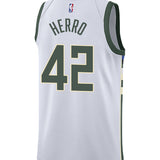 Nike 2022 Association Edition Tyler Herro Milwaukee Bucks Swingman Jersey