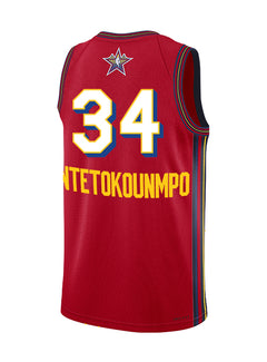 Jordan 2025 All-Star Giannis Antetokounmpo Milwaukee Bucks Swingman Jersey-BACK