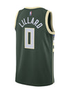 Nike 2022 Icon Edition Damian Lillard Milwaukee Bucks Swingman Jersey-back