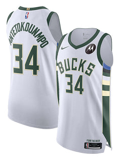 Nike 2022 Association Edition Giannis Antetokounmpo Milwaukee Bucks Authentic Jersey-collage