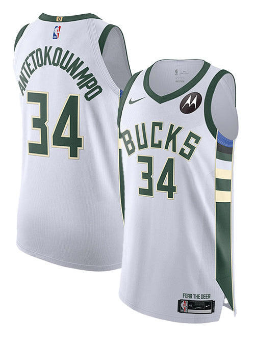 Nike 2022 Association Edition Giannis Antetokounmpo Milwaukee Bucks Authentic Jersey-collage