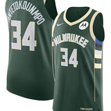 Nike Giannis Antetokounmpo 2020 Icon Authentic Milwaukee Bucks Jersey-collage